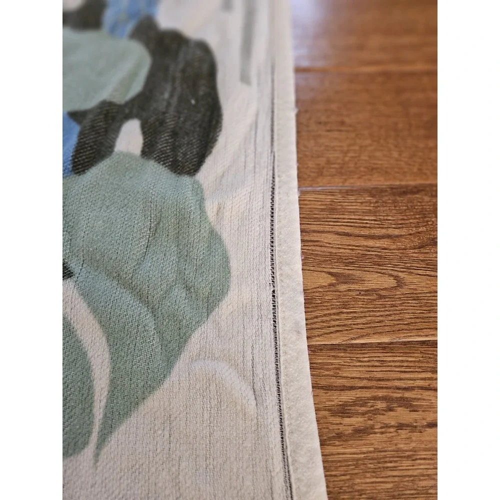 VINTAGE‎ REVERSIBLE UNICORN MORA BLANKET 87x51 Inch No tag Has Runs